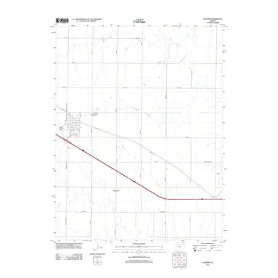 2012 Map of Quinter, 2012 Print