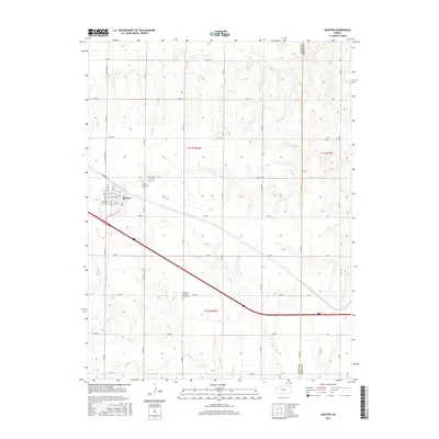 2015 Map of Quinter, 2015 Print