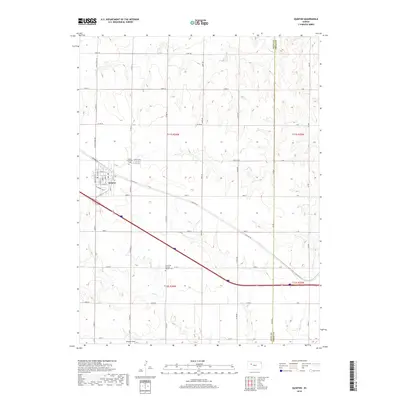 2018 Map of Quinter, 2018 Print