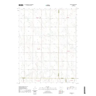 2018 Map of Quinter NW, 2018 Print