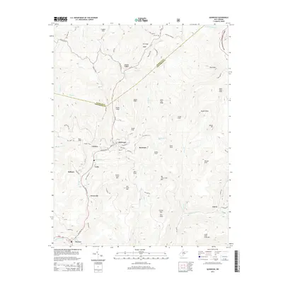2014 Map of Quinwood, 2014 Print