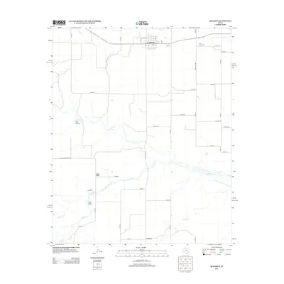 2012 Map of Quitaque, 2012 Print