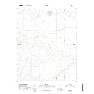 2019 Map of Quitaque, 2019 Print