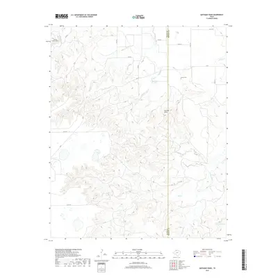 2019 Map of Quitaque Peaks, 2019 Print