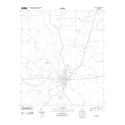 2011 Map of Quitman, 2011 Print
