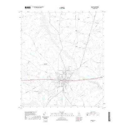 2020 Map of Quitman, 2020 Print