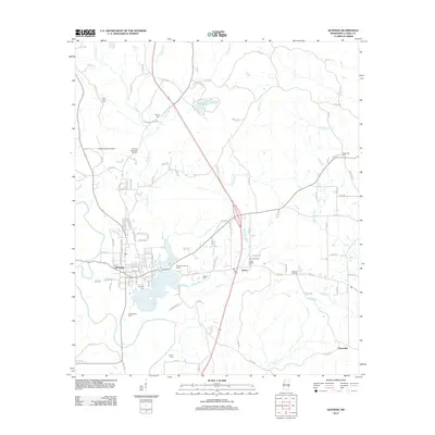 2012 Map of Quitman, 2012 Print