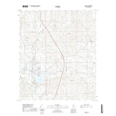 2018 Map of Quitman, 2018 Print