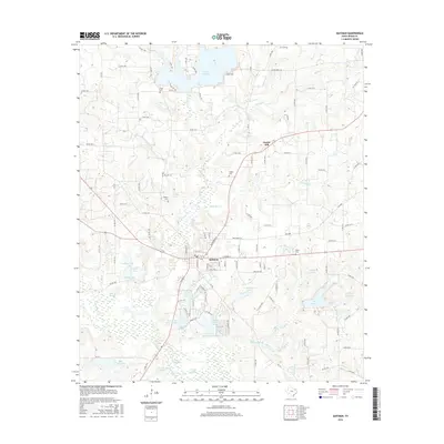 2016 Map of Quitman, 2016 Print