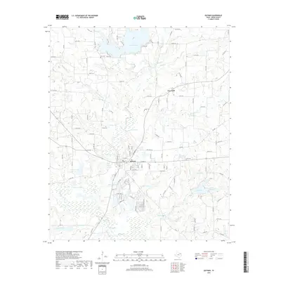 2019 Map of Quitman, 2019 Print