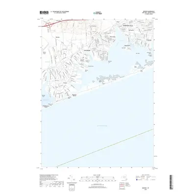 2019 Map of Quogue, 2019 Print