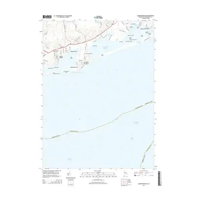 2015 Map of Quonochontaug, 2015 Print