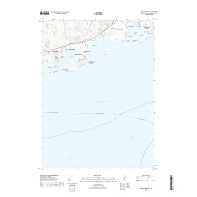 2018 Map of Quonochontaug, 2018 Print