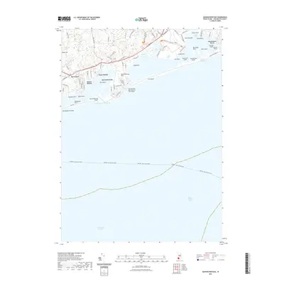 2021 Map of Quonochontaug, 2021 Print