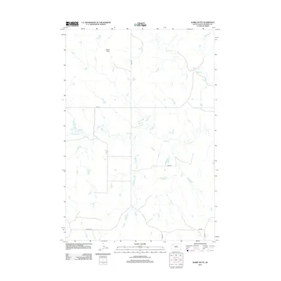 2012 Map of Rabbit Butte, 2012 Print