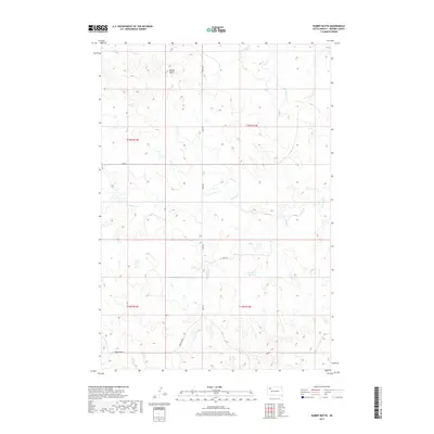2017 Map of Rabbit Butte, 2017 Print