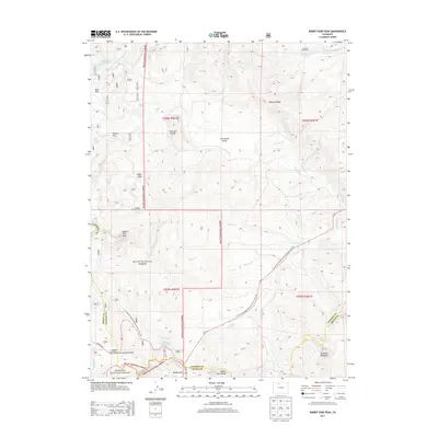 2013 Map of Rabbit Ears Peak, 2013 Print