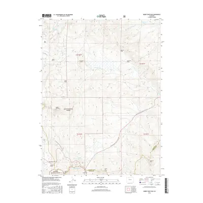 2016 Map of Rabbit Ears Peak, 2016 Print
