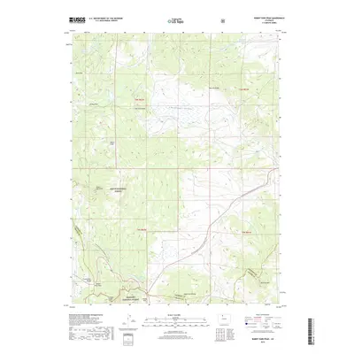 2019 Map of Rabbit Ears Peak, 2019 Print
