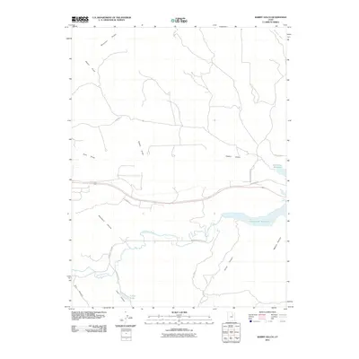 2011 Map of Rabbit Gulch, 2011 Print