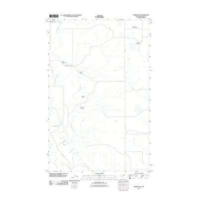 2011 Map of Rabbit Hills, 2011 Print