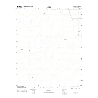2012 Map of Rabbit Peak, 2012 Print