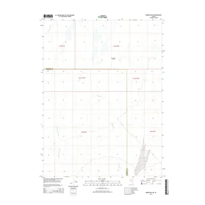 2014 Map of Rabbithole NE, 2014 Print