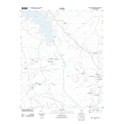 2011 Map of Rabon Crossroads, 2011 Print