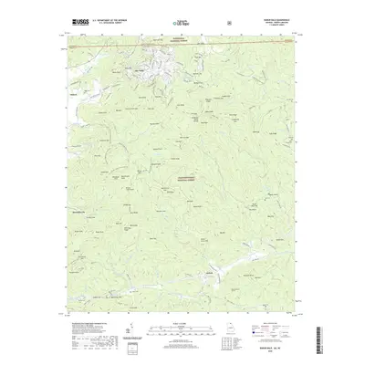 2020 Map of Rabun Bald, 2020 Print