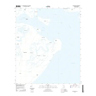 2014 Map of Raccoon Key, 2014 Print