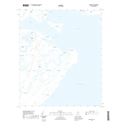 2020 Map of Raccoon Key, 2020 Print