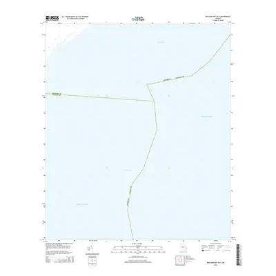 2014 Map of Raccoon Key OE S, 2014 Print