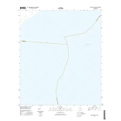 2017 Map of Raccoon Key OE S, 2017 Print