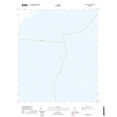 2020 Map of Raccoon Key OE S, 2020 Print