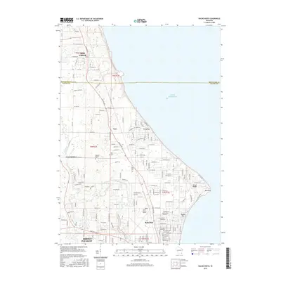 2016 Map of Racine North, 2016 Print