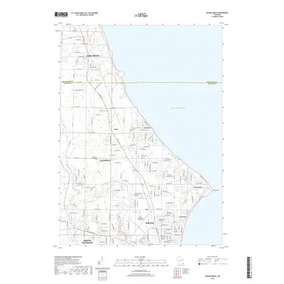 2018 Map of Racine North, 2018 Print