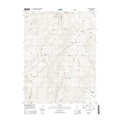 2015 Map of Rackerby, 2015 Print