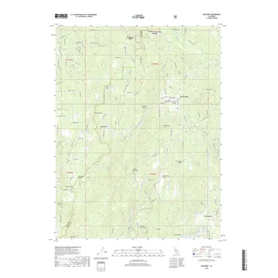 2018 Map of Rackerby, 2018 Print
