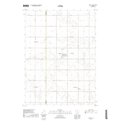 2018 Map of Radcliffe, 2018 Print