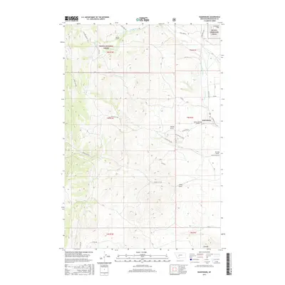 2017 Map of Radersburg, 2017 Print