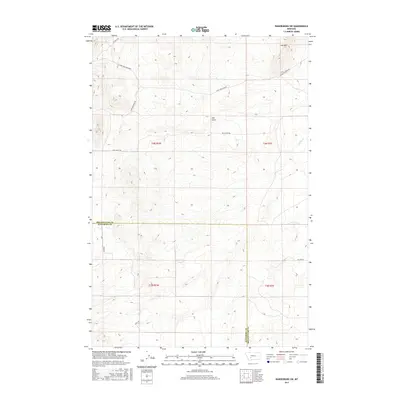 2017 Map of Radersburg SW, 2017 Print