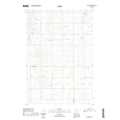2020 Map of Radersburg SW, 2020 Print