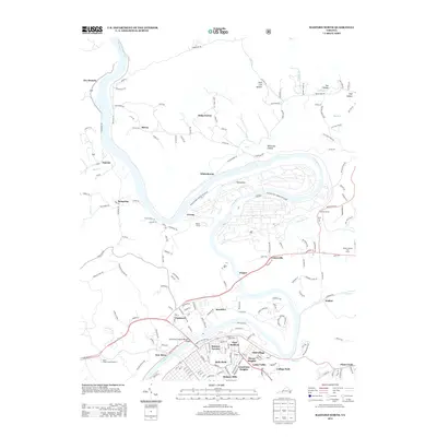 2013 Map of Radford North, 2013 Print