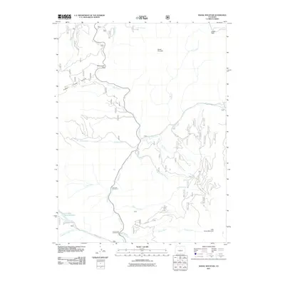 2011 Map of Radial Mountain, 2011 Print