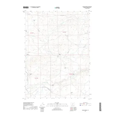 2017 Map of Radium Springs, 2017 Print