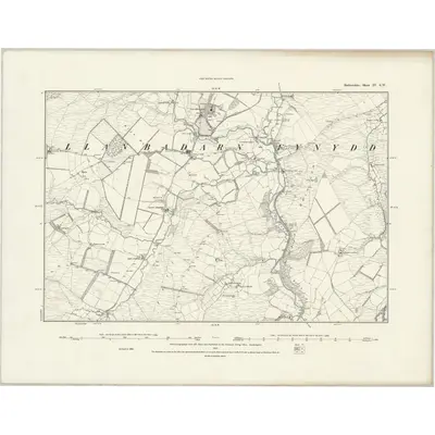 1888 Map of Radnorshire IV.SW