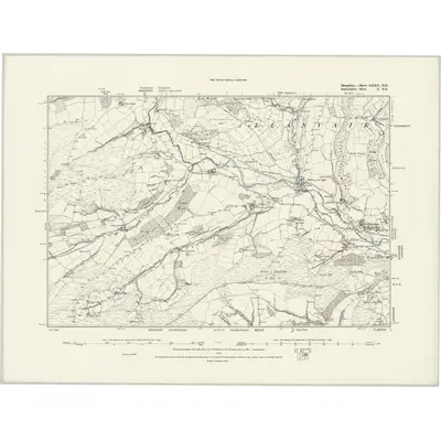 1887 Map of Radnorshire X.NE, 1888 Print