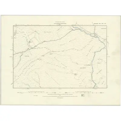 1887 Map of Radnorshire XIV.NW, 1888 Print