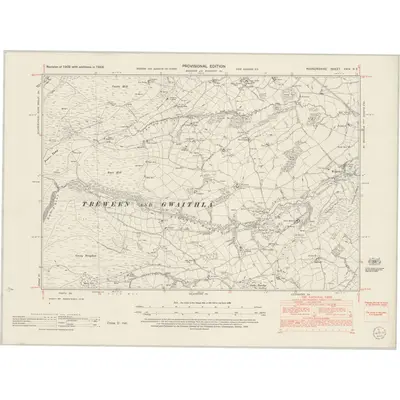 1948 Map of Radnorshire XXIX.NE, 1953 Print