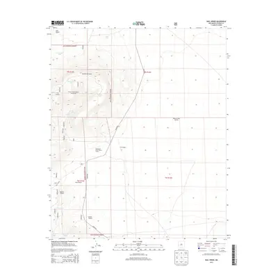 2013 Map of Rael Spring, 2013 Print